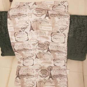 Paris theme shower curtain